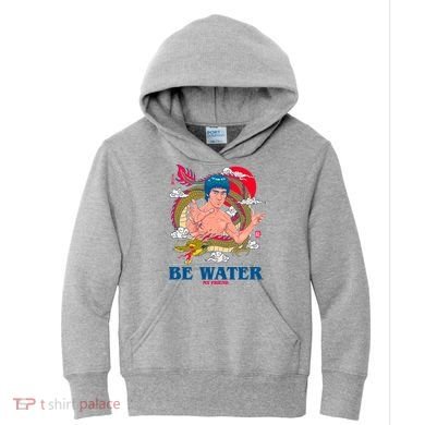 Be Water My Friend Kids Hoodie