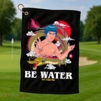 Be Water My Friend Golf Towel thumb 1
