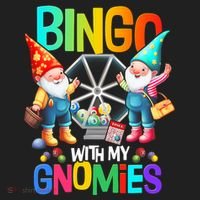 Bingo With My Gnomies Fun Bingo Gnome Squad Merry Christmas Women's Sweatshirt thumb 2