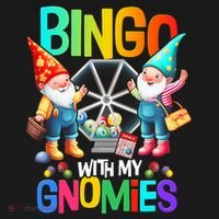 Bingo With My Gnomies Fun Bingo Gnome Squad Merry Christmas Sweatshirt thumb 3