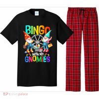 Bingo With My Gnomies Fun Bingo Gnome Squad Merry Christmas Pajama Set thumb 0