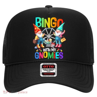 Bingo With My Gnomies Fun Bingo Gnome Squad Merry Christmas Hat