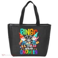 Bingo With My Gnomies Fun Bingo Gnome Squad Merry Christmas Tote Bag thumb 0