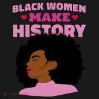 Black Women Make History Female Tote Bag thumb 4
