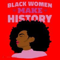 Black Women Make History Female Santa Hat thumb 1
