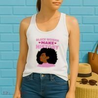Black Women Make History Female Women's Tank Top thumb 2