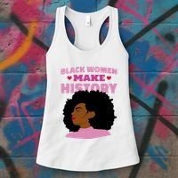 Black Women Make History Female Women's Tank Top thumb 3