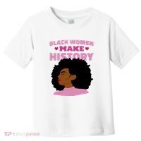 Black Women Make History Female Toddler T-Shirt thumb 0