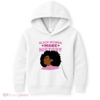 Black Women Make History Female Kids Hoodie thumb 0