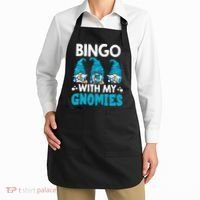 Bingo With My Gnomies Funny Bingo Gnome Apron thumb 2