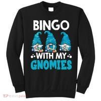Bingo With My Gnomies Funny Bingo Gnome Sweatshirt thumb 0