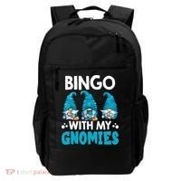 Bingo With My Gnomies Funny Bingo Gnome Backpack thumb 0