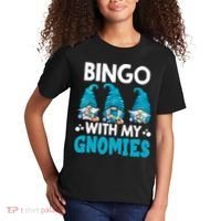Bingo With My Gnomies Funny Bingo Gnome Kids T-Shirt thumb 2