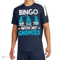 Bingo With My Gnomies Funny Bingo Gnome Sport-Tek Competitor United Soccer Jersey thumb 0