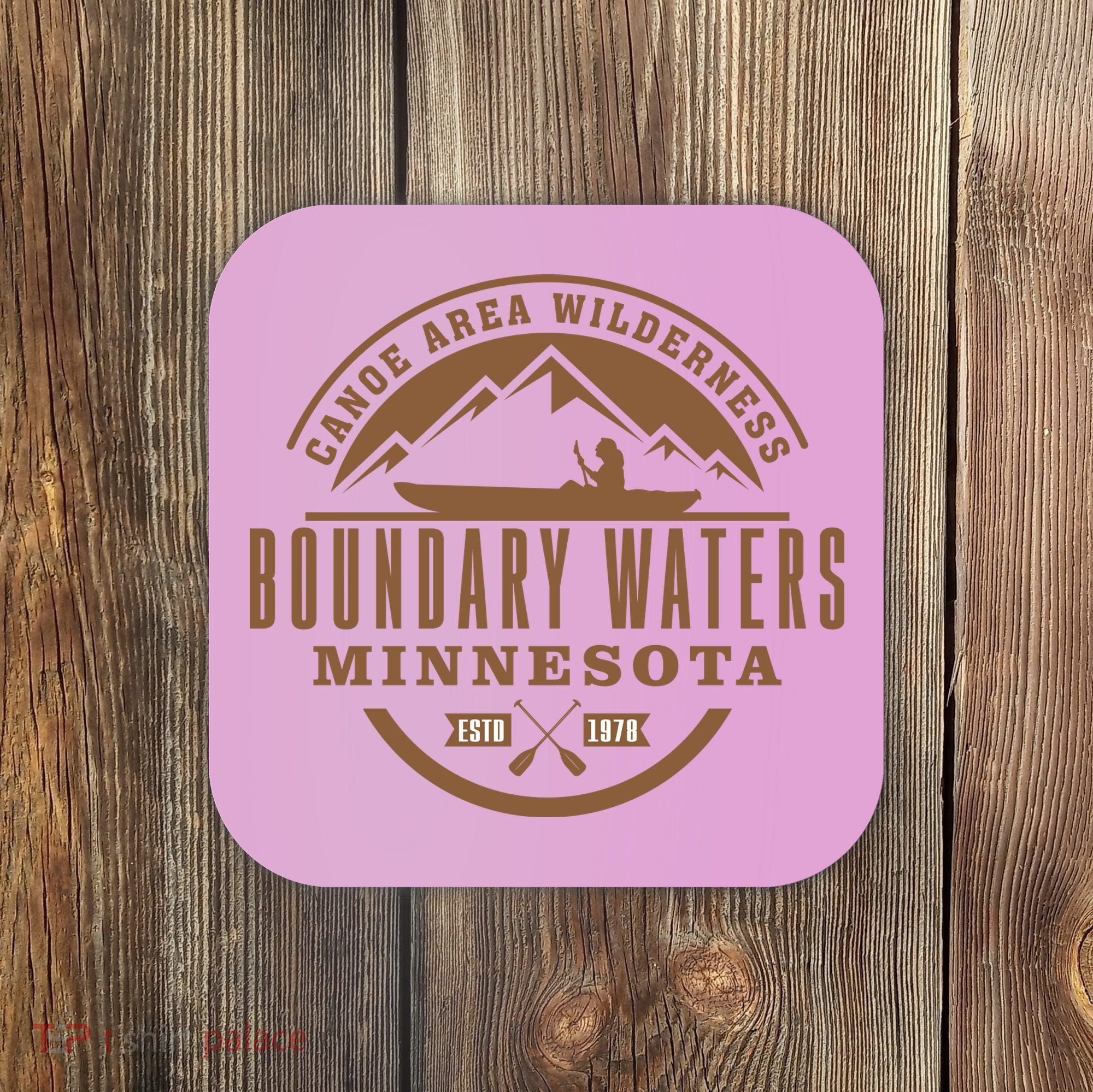 Boundary Waters Minnesota Canoe Area Coaster