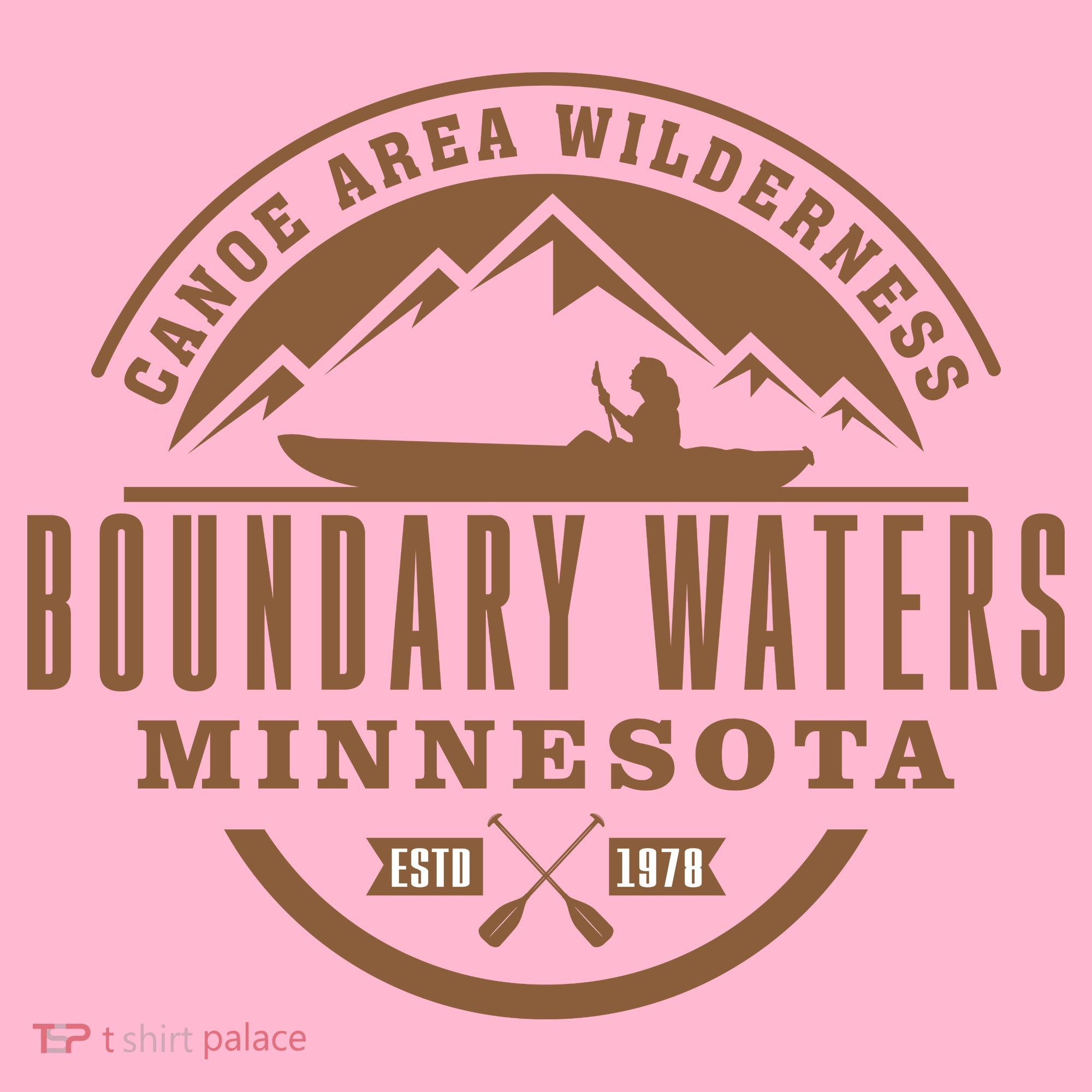 Boundary Waters Minnesota Canoe Area Coaster
