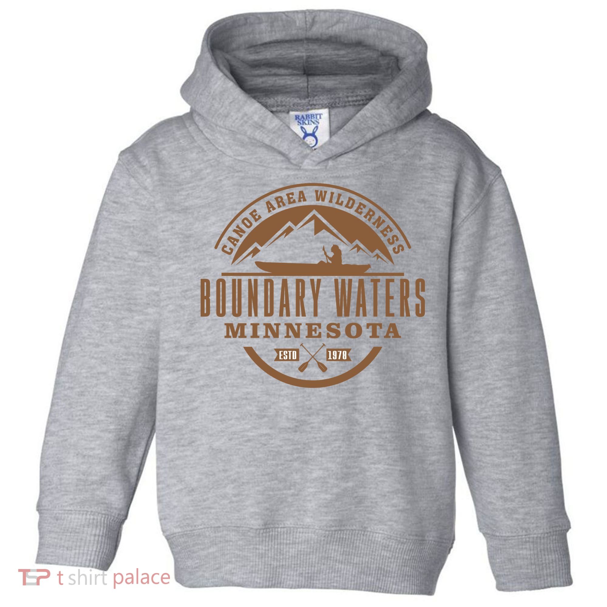 Boundary Waters Minnesota Canoe Area Toddler Hoodie