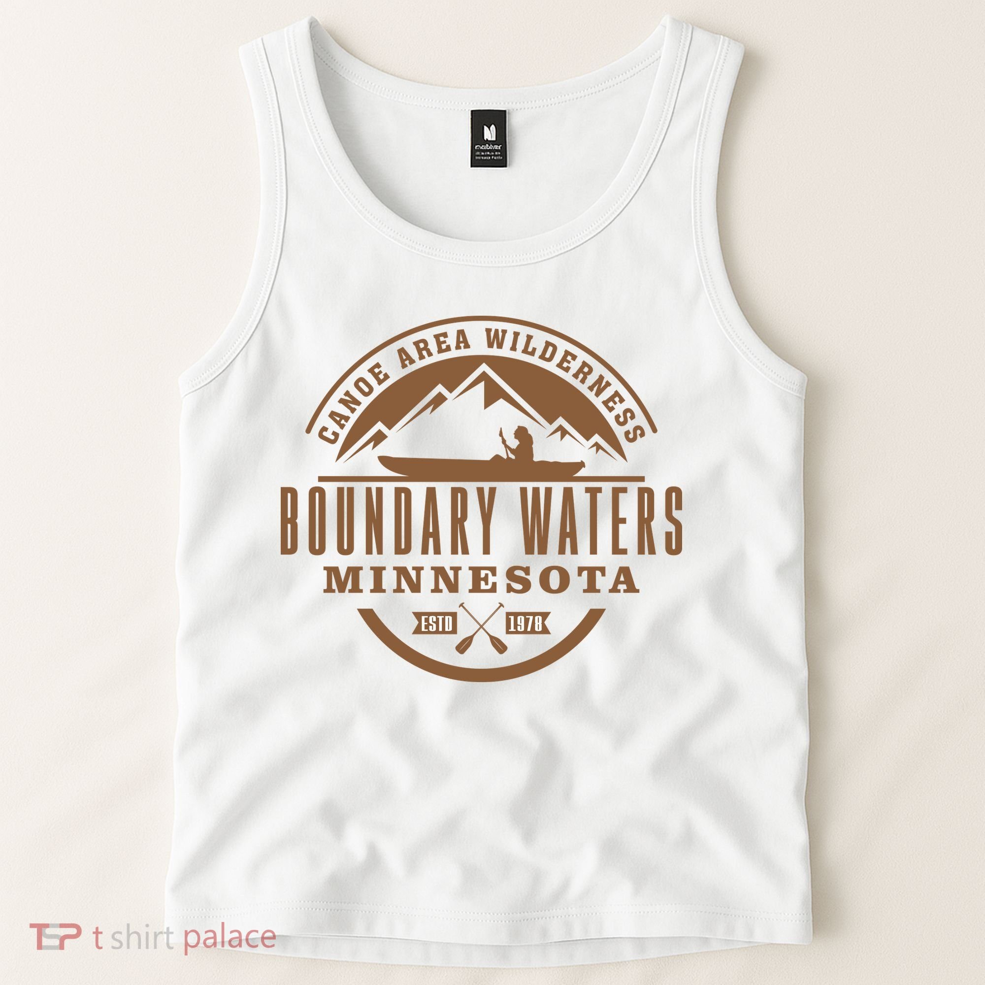 Boundary Waters Minnesota Canoe Area Tank Top