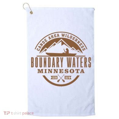 Boundary Waters Minnesota Canoe Area Golf Towel