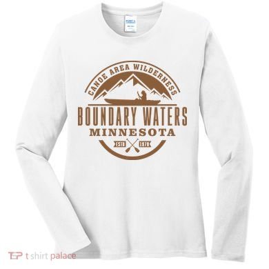 Boundary Waters Minnesota Canoe Area Women's Long Sleeve Shirt