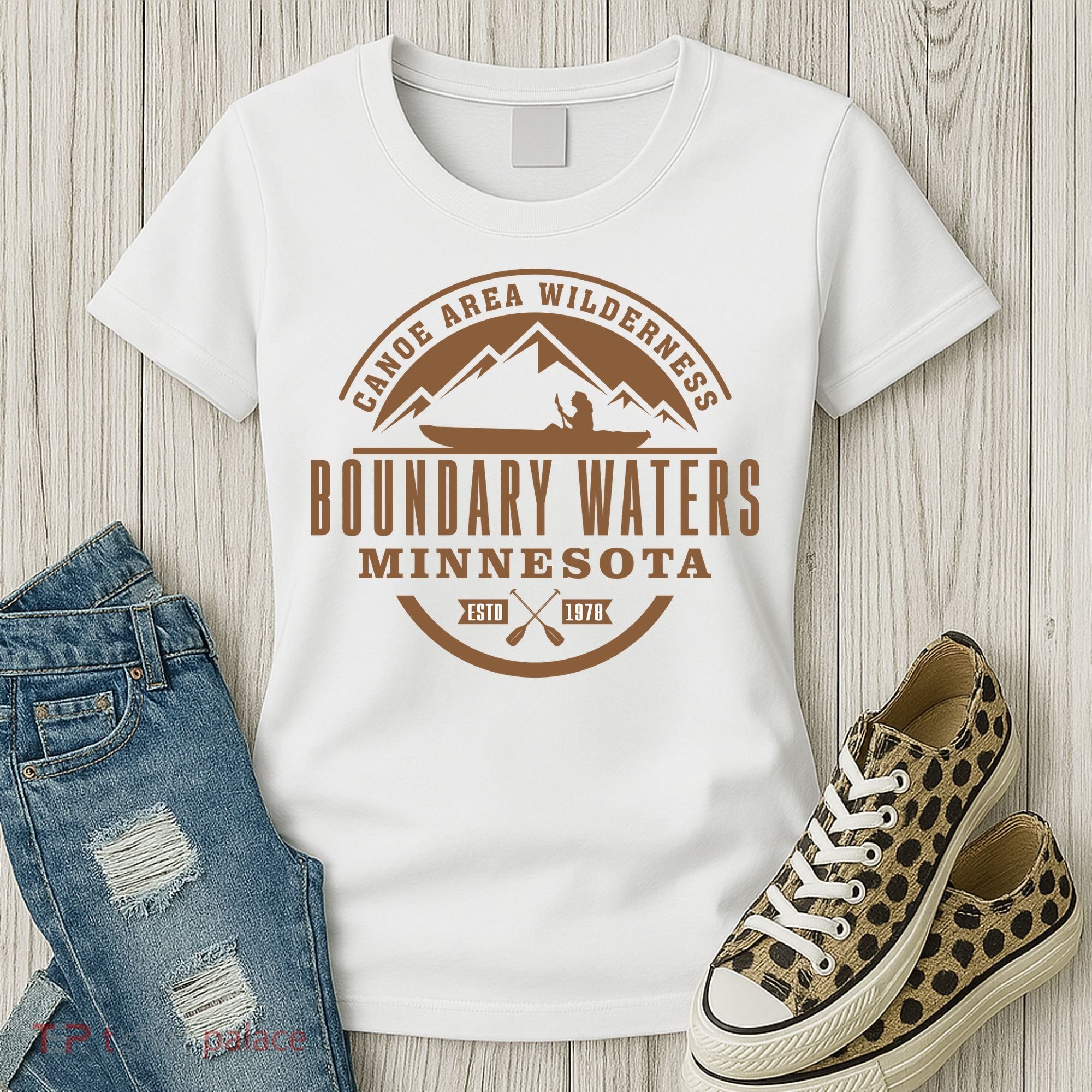 Boundary Waters Minnesota Canoe Area Women's T-Shirt