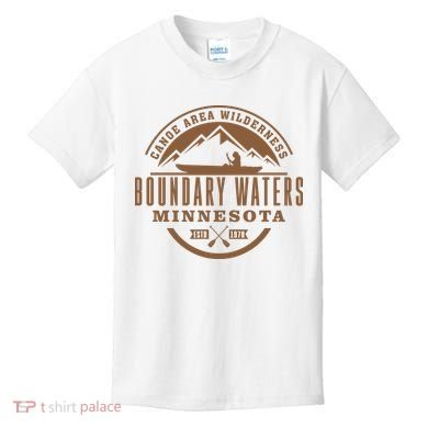 Boundary Waters Minnesota Canoe Area Kids T-Shirt