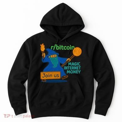 Bitcoin Wizard Magic Internet Money Hoodie