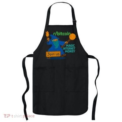 Bitcoin Wizard Magic Internet Money Apron