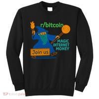 Bitcoin Wizard Magic Internet Money Sweatshirt thumb 0