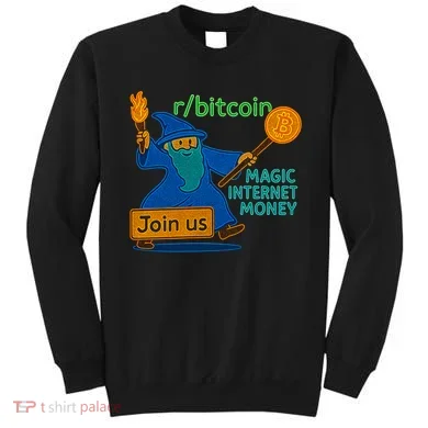 Bitcoin Wizard Magic Internet Money Sweatshirt