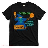 Bitcoin Wizard Magic Internet Money T-Shirt thumb 0