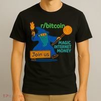 Bitcoin Wizard Magic Internet Money T-Shirt thumb 3