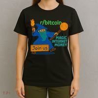 Bitcoin Wizard Magic Internet Money T-Shirt thumb 4