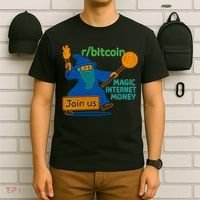 Bitcoin Wizard Magic Internet Money T-Shirt thumb 6
