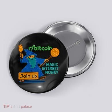 Bitcoin Wizard Magic Internet Money Button