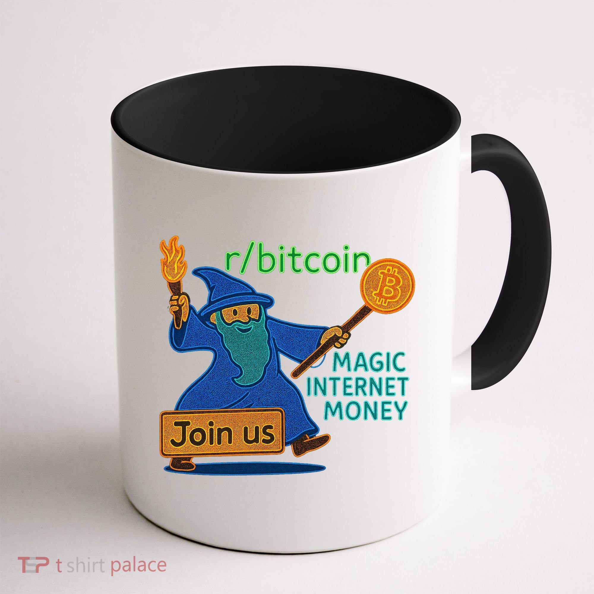 Bitcoin Wizard Magic Internet Money Coffee Mug