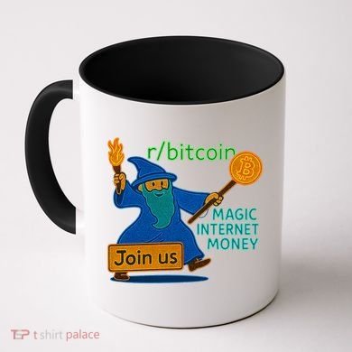 Bitcoin Wizard Magic Internet Money Coffee Mug