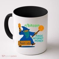 Bitcoin Wizard Magic Internet Money Coffee Mug thumb 0