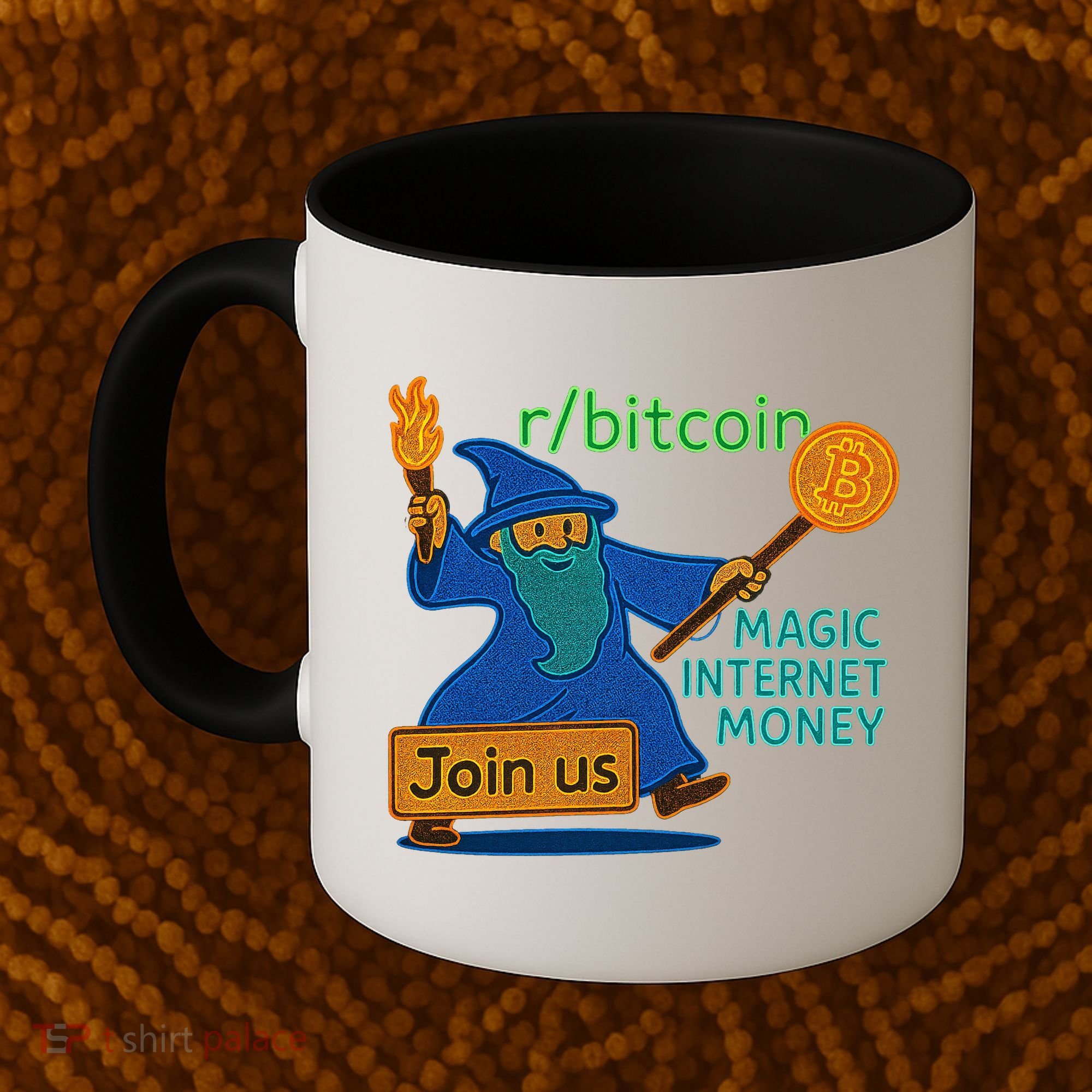 Bitcoin Wizard Magic Internet Money Coffee Mug