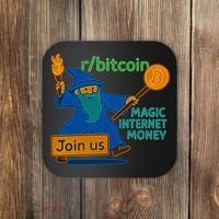 Bitcoin Wizard Magic Internet Money Coaster thumb 0