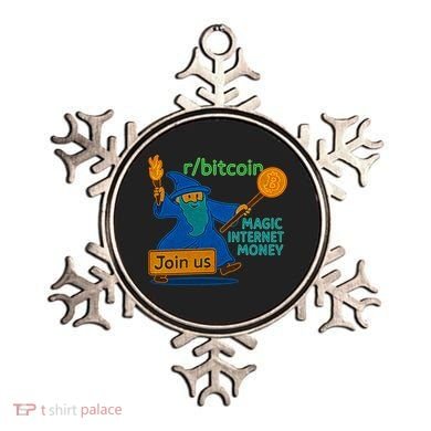 Bitcoin Wizard Magic Internet Money Ornament