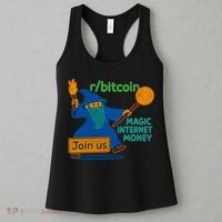 Bitcoin Wizard Magic Internet Money Women's Tank Top thumb 3