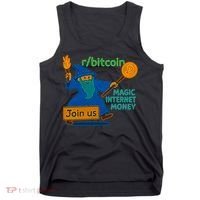 Bitcoin Wizard Magic Internet Money Tank Top thumb 0