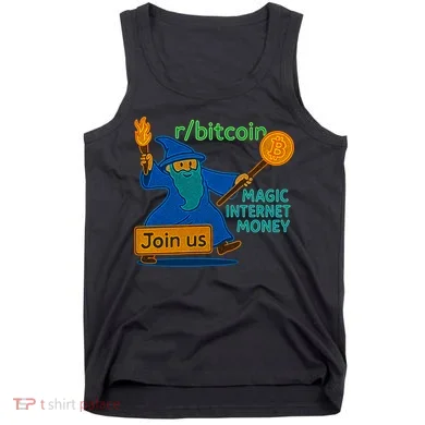 Bitcoin Wizard Magic Internet Money Tank Top