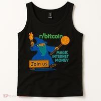 Bitcoin Wizard Magic Internet Money Tank Top thumb 2