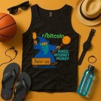 Bitcoin Wizard Magic Internet Money Tank Top thumb 4