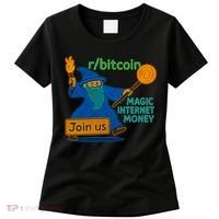 Bitcoin Wizard Magic Internet Money Women's T-Shirt thumb 0