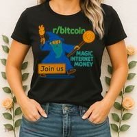 Bitcoin Wizard Magic Internet Money Women's T-Shirt thumb 2