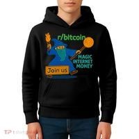 Bitcoin Wizard Magic Internet Money Kids Hoodie thumb 4