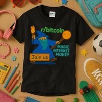 Bitcoin Wizard Magic Internet Money Kids T-Shirt thumb 3